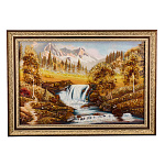Картина янтарная "Водопад" 60х40 см