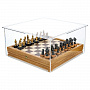 Защитный стеклянный короб для шахмат. 35х35 см, фотография 5. Интернет-магазин ЛАВКА ПОДАРКОВ