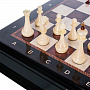 Шахматы деревянные с янтарными фигурами 48х48 см, фотография 3. Интернет-магазин ЛАВКА ПОДАРКОВ