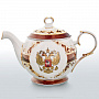 Чайный сервиз "Герб" на 6 персон Гжель, фотография 6. Интернет-магазин ЛАВКА ПОДАРКОВ
