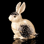 0025301 Традиции ФАБЕРЖЕ Сувенир ШКАТУЛКА"ЗАЯЦ-РУСАК!" В09-5