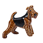 0080413 Сувенир Скульптура "ЭРДЕЛЬТЕРЬЕР" фарфор 13*11см