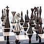 Шахматы с металлическими фигурами 48х48 см, фотография 5. Интернет-магазин ЛАВКА ПОДАРКОВ
