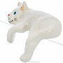 Фарфоровая статуэтка "Кошка белая", фотография 3. Интернет-магазин ЛАВКА ПОДАРКОВ