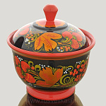 0017013 Хохлома САХАРНИЦА 13,5*14см