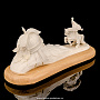 Скульптура из кости "Бой Руслана с головой", фотография 4. Интернет-магазин ЛАВКА ПОДАРКОВ