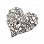 Брошь со стразами "Сердце". Традиции Фаберже, фотография 3. Интернет-магазин ЛАВКА ПОДАРКОВ