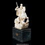 Скульптура из кости "Георгий Победоносец", фотография 2. Интернет-магазин ЛАВКА ПОДАРКОВ