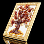 Настольное панно из янтаря "Дерево денежное", фотография 2. Интернет-магазин ЛАВКА ПОДАРКОВ