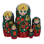 Матрешка "Ягоды" 5 мест