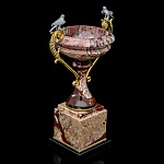 0076218 Златоуст ВАЗА ПТИЦЫ, яшма