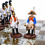 Шахматы стеклянные "Аустерлиц" с фигурами из олова 32х32 см, фотография 6. Интернет-магазин ЛАВКА ПОДАРКОВ