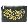 Косметичка "Калейдоскоп". Черная с вышивкой, фотография 2. Интернет-магазин ЛАВКА ПОДАРКОВ