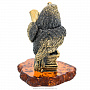 Статуэтка с янтарем "Ворон со свитком", фотография 3. Интернет-магазин ЛАВКА ПОДАРКОВ