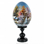 Пасхальное яйцо на подставке "Зима", фотография 4. Интернет-магазин ЛАВКА ПОДАРКОВ