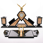 0023485 Нат.камень "Письменный набор "Орел" Яшма (4014)