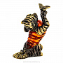 Статуэтка с янтарем "Тигр с бабочкой", фотография 4. Интернет-магазин ЛАВКА ПОДАРКОВ