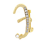 0071357/ДББКЭ516892  Бижутерия БРОШЬ БУКВА"Э" золотая