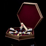 0066104/Б Набор КУБКОВ "Императорский" без-панно, большой на 6 персон в ПУ гексагон