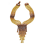 0039859/30-59,8 Янтарь натуральный Колье а/гр в ассортименте