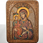 Икона "Божья Матерь Троеручница" (в ассортименте) 15 х 20 см, фотография 3. Интернет-магазин ЛАВКА ПОДАРКОВ