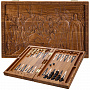 Нарды-шашки из массива черного дуба "Запорожцы" 36х46 см, фотография 11. Интернет-магазин ЛАВКА ПОДАРКОВ