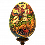 Пасхальное яйцо "Георгий победоносец" на подставке, фотография 2. Интернет-магазин ЛАВКА ПОДАРКОВ