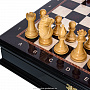 Подарочные шахматы ручной работы с Рыцарскими фигурами 48х48 см, фотография 12. Интернет-магазин ЛАВКА ПОДАРКОВ
