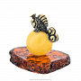 Статуэтка с янтарем "Золотая рыбка", фотография 4. Интернет-магазин ЛАВКА ПОДАРКОВ