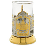 0036404/сер-зол Подстаканник никелированный "Санкт-Петербург.Исаакиевск. собор." 