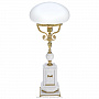 Настольная лампа из натурального камня. Белый мрамор, фотография 1. Интернет-магазин ЛАВКА ПОДАРКОВ