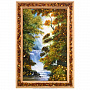 Янтарная картина "Пейзаж №22" 28х20 см, фотография 1. Интернет-магазин ЛАВКА ПОДАРКОВ