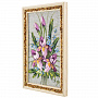 Панно в янтарной раме "Букет цветов" 27х18 см, фотография 1. Интернет-магазин ЛАВКА ПОДАРКОВ