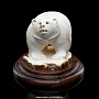 Скульптура из бивня мамонта "Мишка-толстяк", фотография 3. Интернет-магазин ЛАВКА ПОДАРКОВ