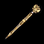 0032253/ФР-больш Златоуст РУЧКА "ГЕРБ" позолота,  в П/У