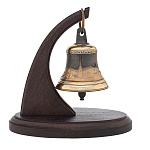 Колокольчик бронзовый на подставке "Москва"