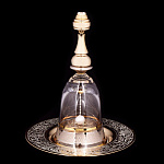 0032162/СМРГ Златоуст НАБОР водочный "На посошок":блюдце+рюмка-колокольчик в П/У