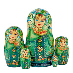 Матрешка "Березка" 5 мест