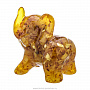 Статуэтка из янтаря "Ушастый слон", фотография 4. Интернет-магазин ЛАВКА ПОДАРКОВ