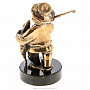 Бронзовая статуэтка "Рыбак с рыбой", фотография 3. Интернет-магазин ЛАВКА ПОДАРКОВ