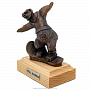Бронзовая статуэтка "Мишка-сноубордист", фотография 5. Интернет-магазин ЛАВКА ПОДАРКОВ