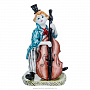 Керамическая статуэтка "Клоун с контрабасом", фотография 1. Интернет-магазин ЛАВКА ПОДАРКОВ