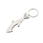 -АКУЛА Сувенир БРЕЛОК-ОТКРЫВАЛКА металлический ок.9см