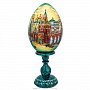 Яйцо пасхальное на подставке "Москва. Кремль", фотография 1. Интернет-магазин ЛАВКА ПОДАРКОВ
