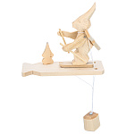 0074763 Богородская ИГРУШКА Кролик лыжник