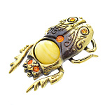 0045534/414 Сувенир Жук скарабей Сувенир (белый)