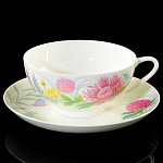 0036128/81.23107.00.1 ЛФЗ ЧАШКА+БЛЮДЦЕ Купольная 300мл"Полевые цветы 1" КН1