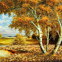 Янтарная картина "Пейзаж №3" 51х111 см, фотография 3. Интернет-магазин ЛАВКА ПОДАРКОВ