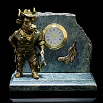 0055196 Бронза Часы "Бык" (1.86)