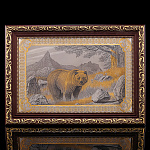  Златоуст ПАННО МЕДВЕДЬ никель/золото/ эмаль